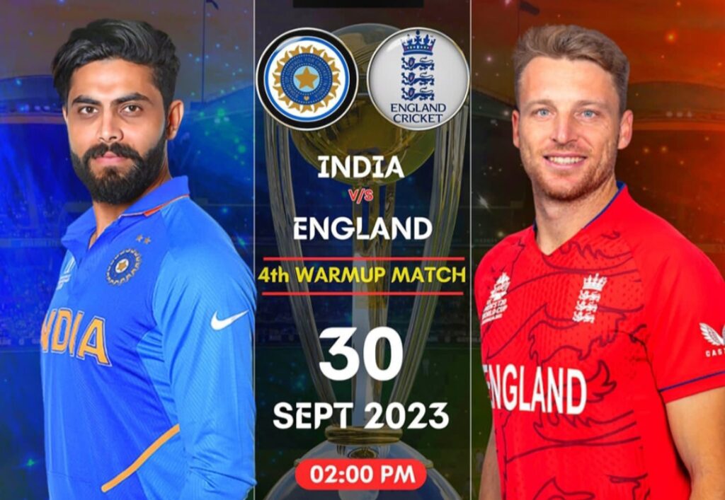 IND VS ENG Warm-up Match FREE Live Streaming: When and How to watch India vs England ICC Men's Cricket World CUP 2023 Warm Up Match live on Web, tv, mobile apps online,Venue& Time