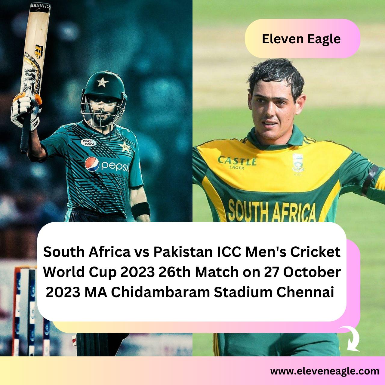 Pakistan vs South Africa ICC Cricket World Cup 2023 26th Match: Head to Head, Pitch Report, Point Table and More