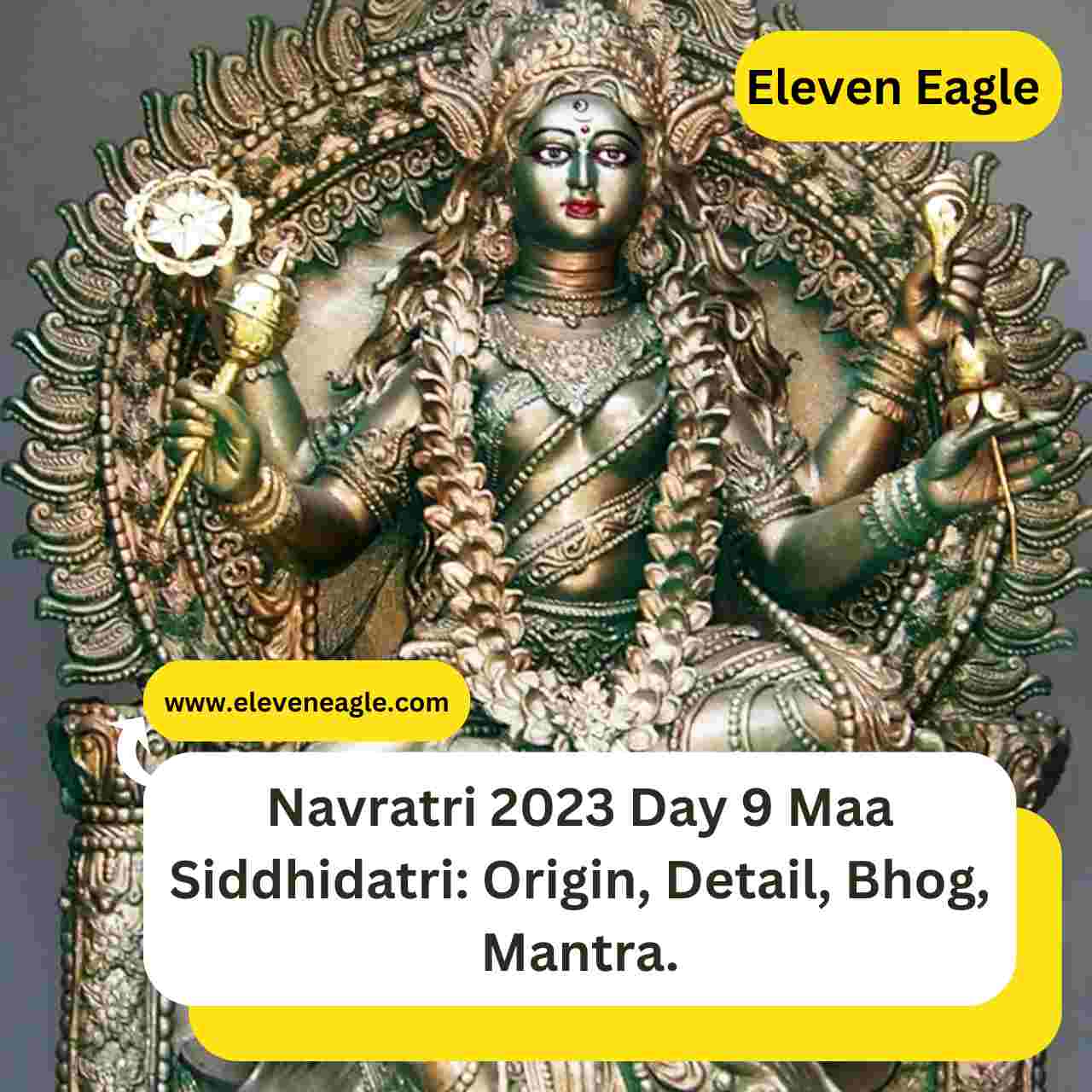 Navratri 2023 Day 9 Maa Siddhidatri Origin Detail Bhog Mantra Prarthana Stuti And Aarti 4075
