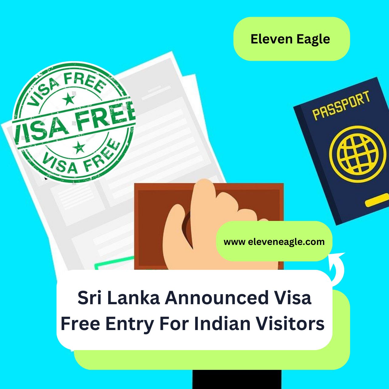 Sri Lanka has Announced Free Visa Entry For Indian's Alongwith China, Russia, Malaysia, Japan, Indonesia and Thailand