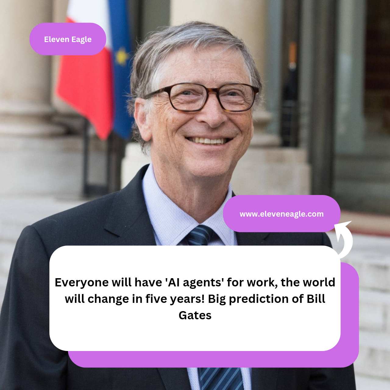 Bill Gates: Everyone will have 'AI agents' for work, the world will change in five years! Big prediction of Bill Gates