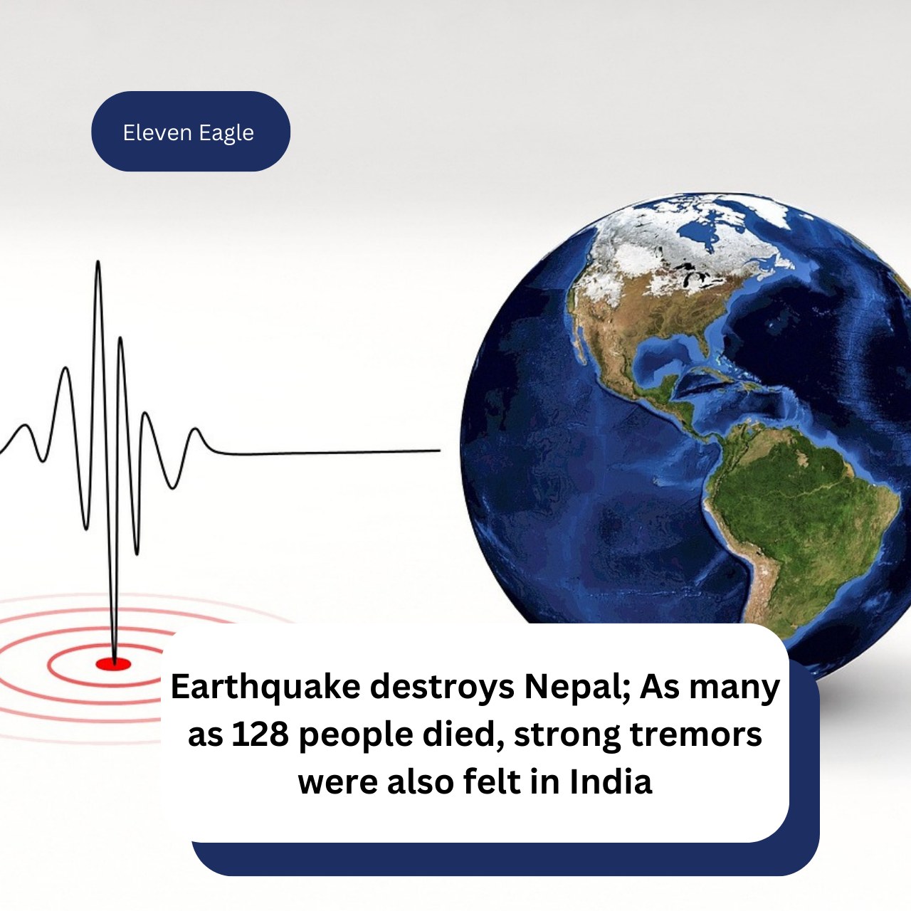 Nepal Earthquake: Earthquake destroys Nepal; As many as 128 people died, strong tremors were also felt in India