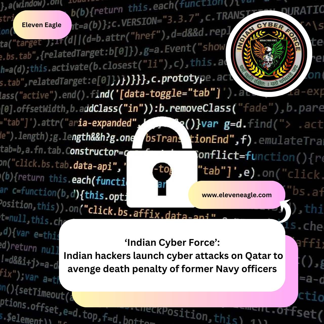 ‘Indian Cyber Force’: Indian hackers launch cyber attacks on Qatar to avenge death penalty of former Navy officers