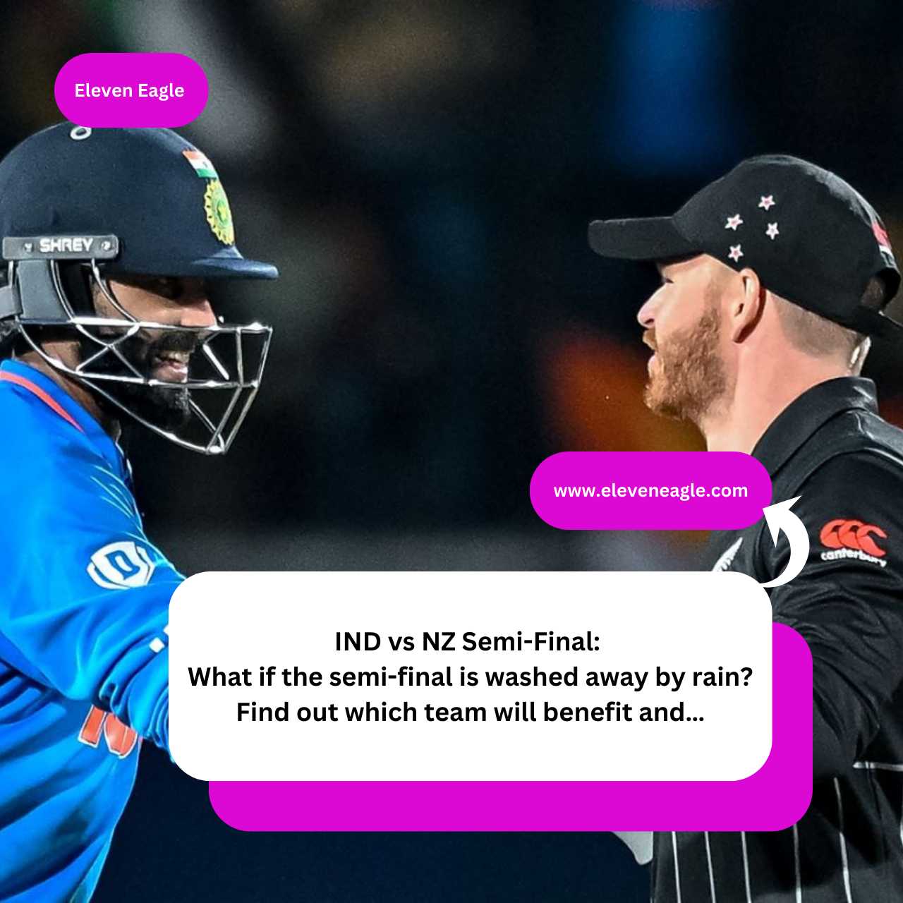 IND vs NZ Semi-Final: What if the semi-final is washed away by rain? Find out which team will benefit and India vs New Zealand Head to Head Record