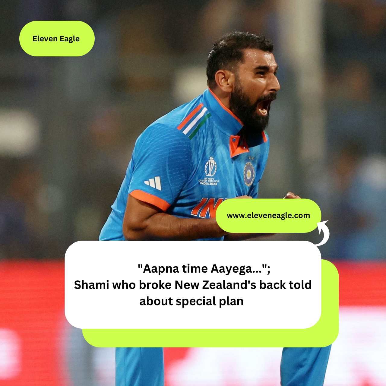 Mohammad Shami: "Aapna time Aayega..."; Shami who broke New Zealand's back told about special plan