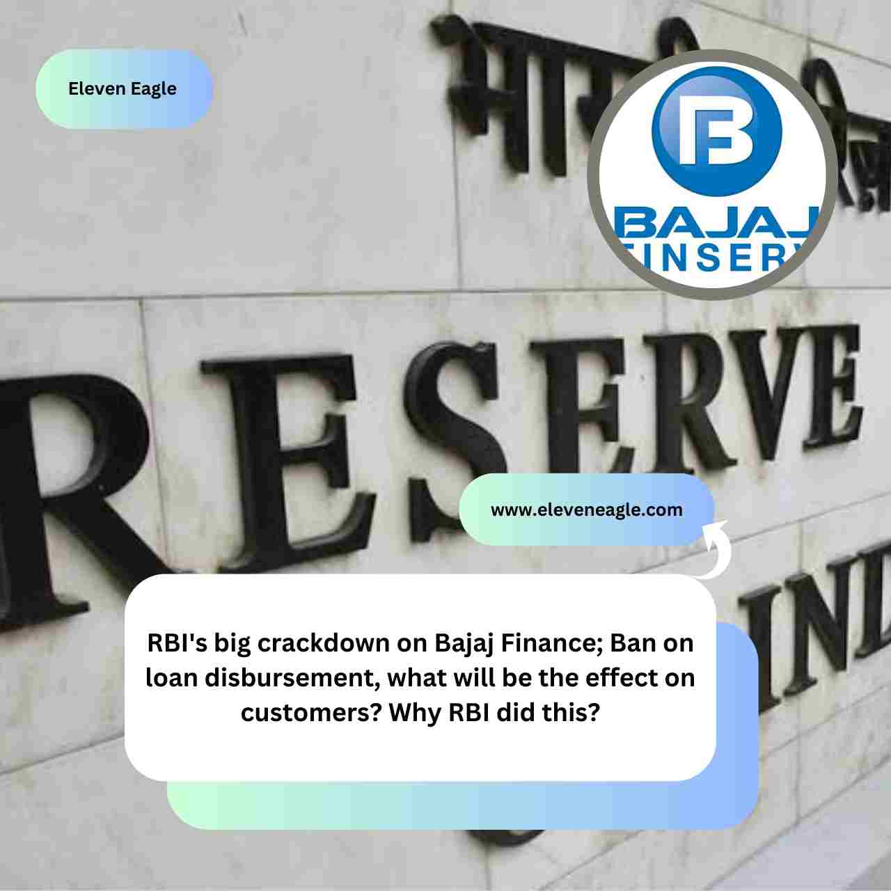 RBI's big crackdown on Bajaj Finance; Ban on loan disbursement, what will be the effect on customers?