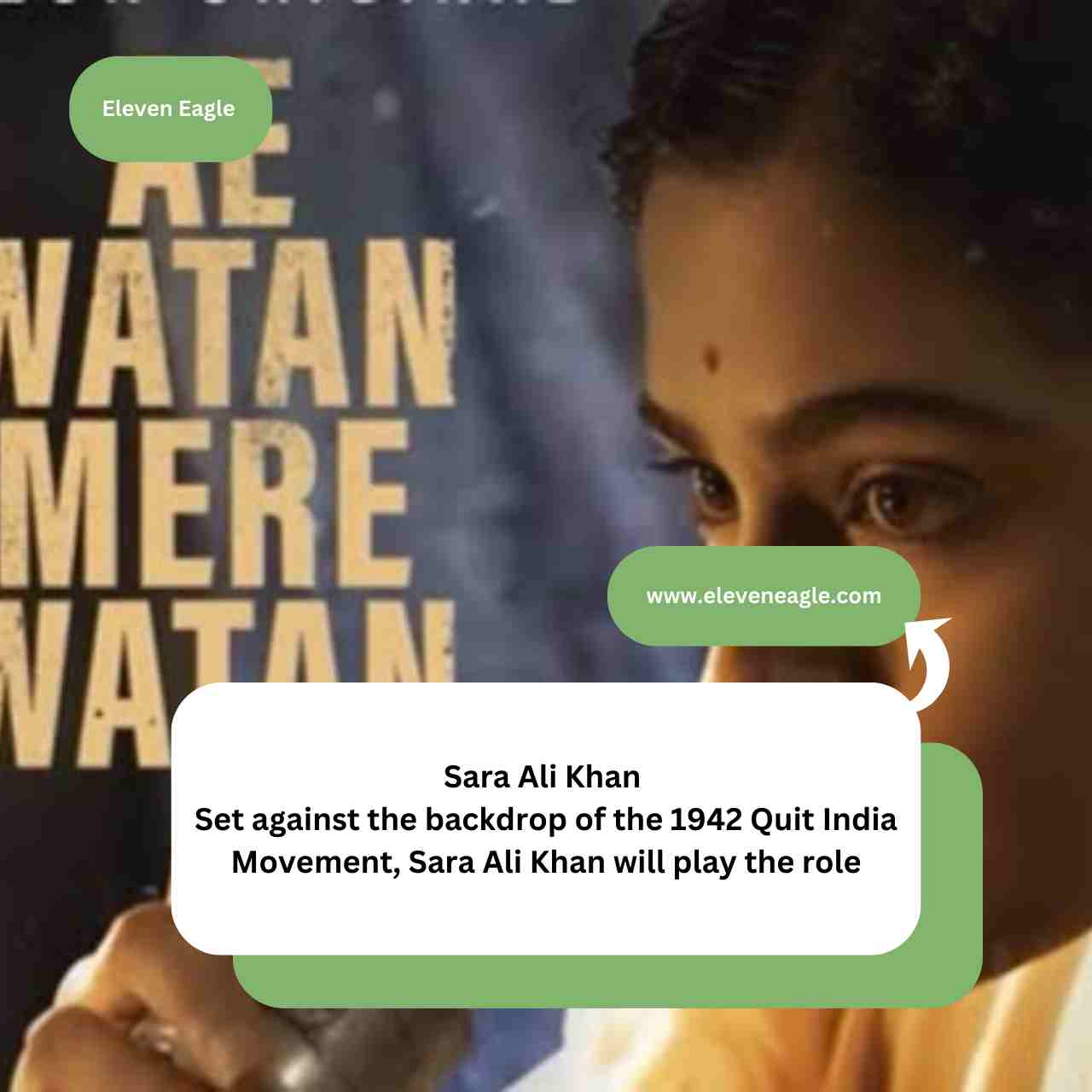 Sara Ali Khan: Set against the backdrop of the 1942 Quit India Movement, Sara Ali Khan will play the role