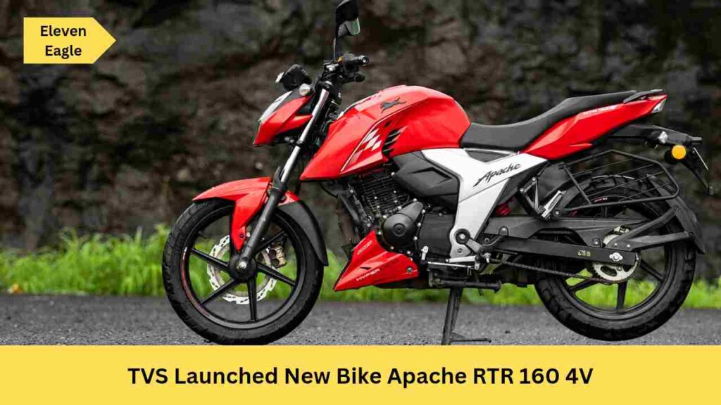 Apache RTR 160 4V : Crash alert, parking location and voice assistance. Powerful bike launch by TVS @1,49,555