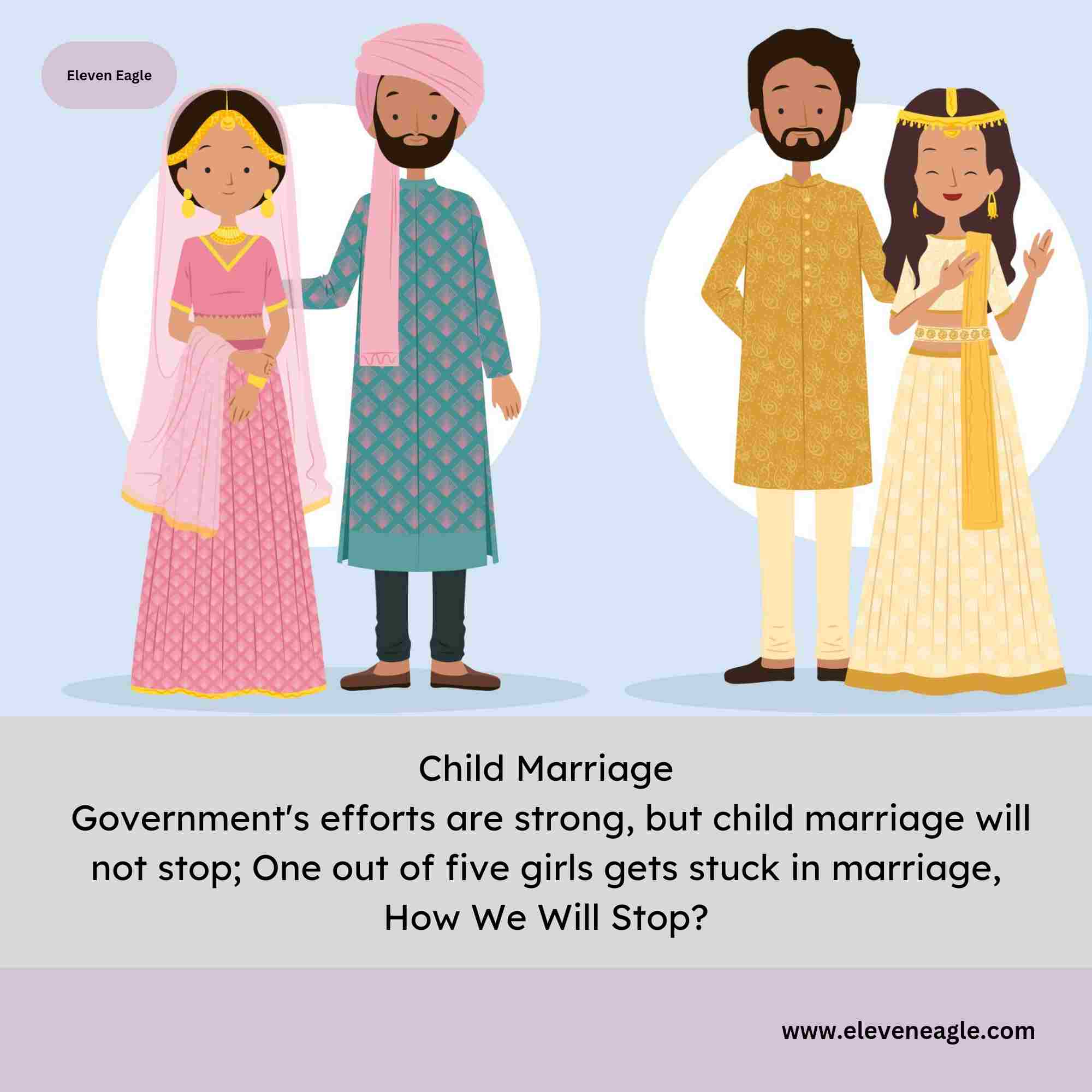 Child Marriage: Government's efforts are strong, but child marriage will not stop; One out of five girls gets stuck in marriage, How We Will Stop?