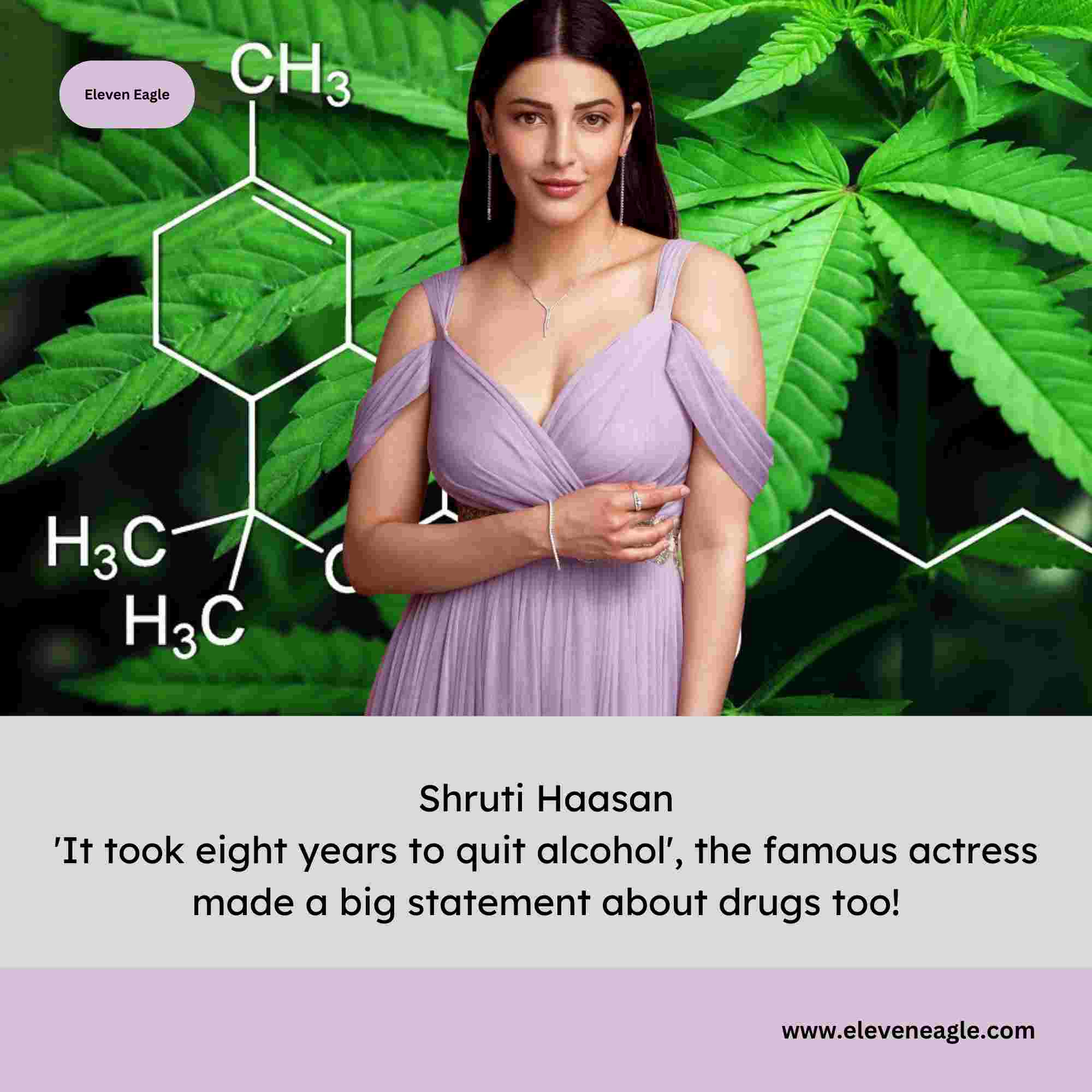 Shruti Haasan: 'It took eight years to quit alcohol', the famous actress made a big statement about drugs too!