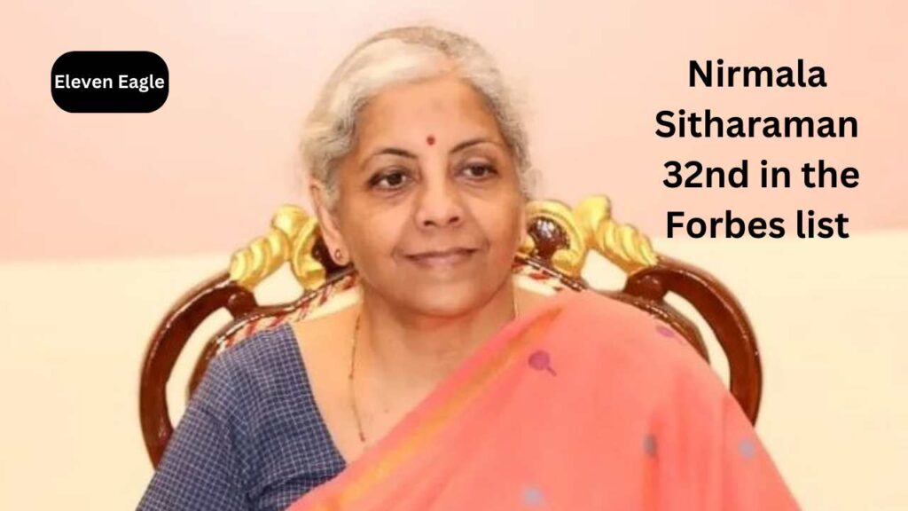 Forbes: Nirmala Sitharaman ranked 32nd on Forbes list of the world's most powerful women