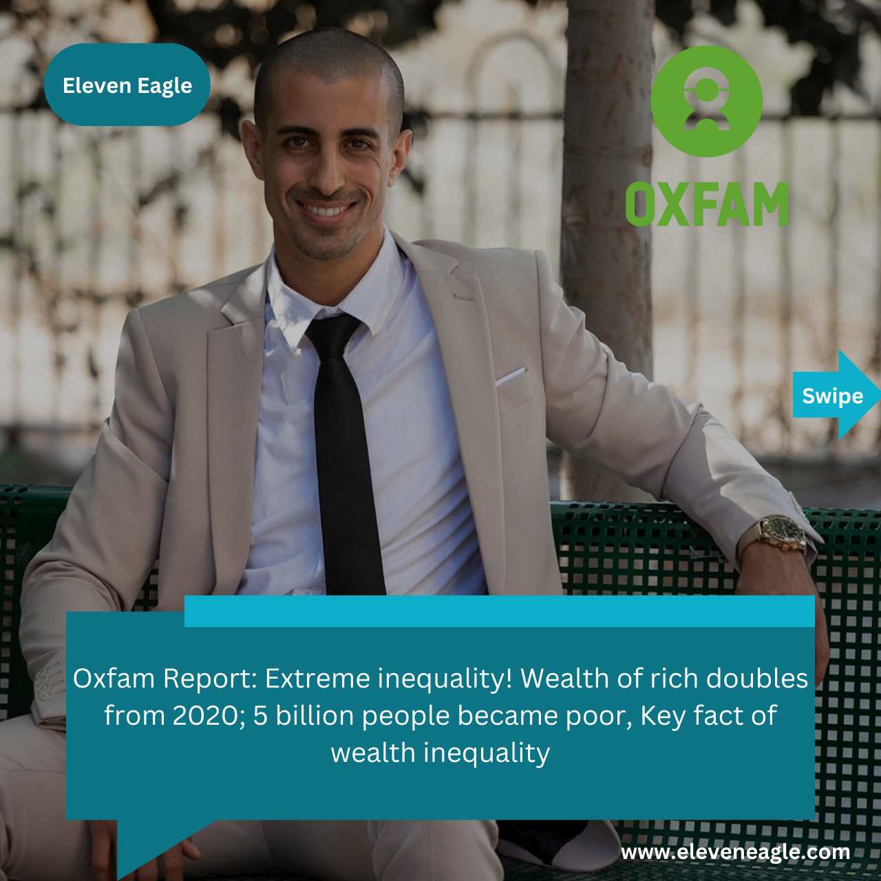 Oxfam Report: Extreme inequality! Wealth of rich doubles from 2020; 5 billion people became poor, Key fact of wealth inequality