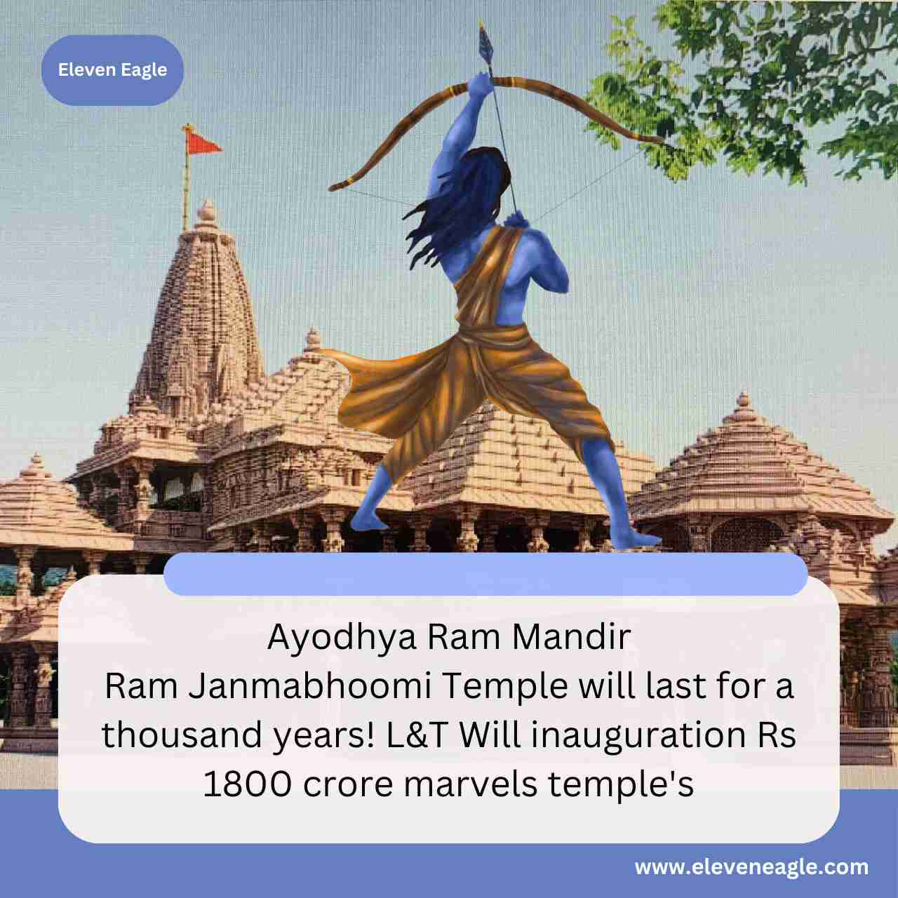 Ayodhya Ram Mandir: Ram Janmabhoomi Temple will last for a thousand years! L&T Will inauguration Rs 1800 crore marvels temple's