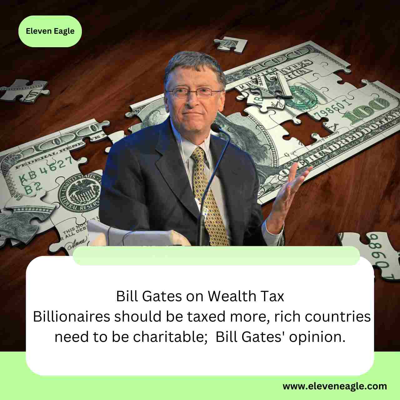 Bill Gates on Wealth Tax: Billionaires should be taxed more, rich countries need to be charitable; Bill Gates' opinion