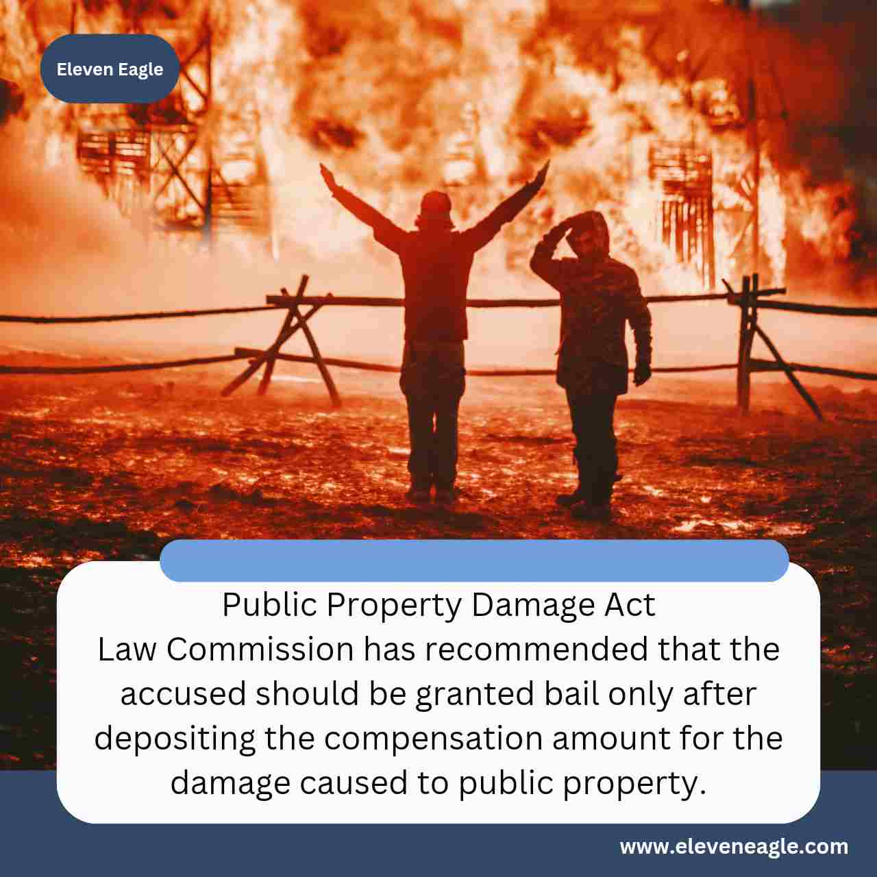 Public Property Damage: No Forgiveness for Mistakes! Bail in further damage to public property...; A major recommendation of the Law Commission