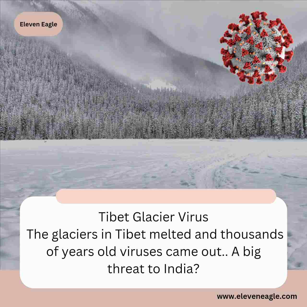 Tibet Glacier Virus: The glaciers in Tibet melted and thousands of years old viruses came out.. A big threat to India?