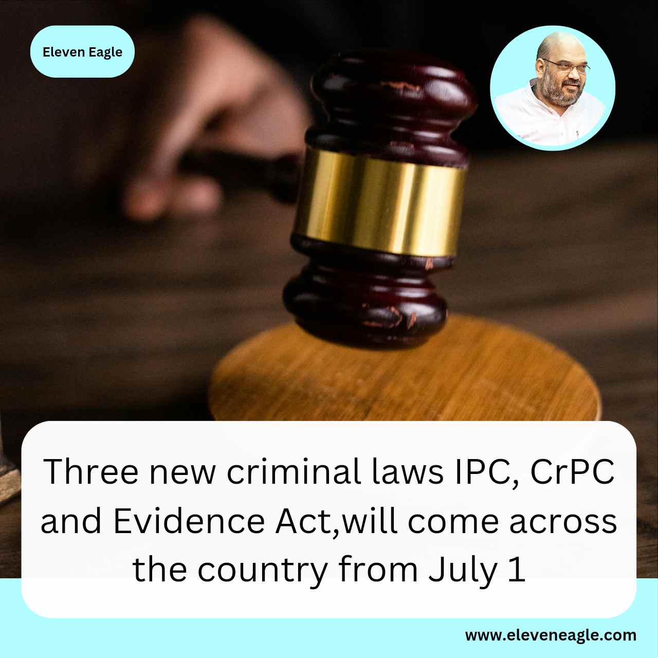 Criminal Laws: Three new criminal laws IPC, CrPC and Evidence Act will come across the country from July 1; Notification issued by Govt