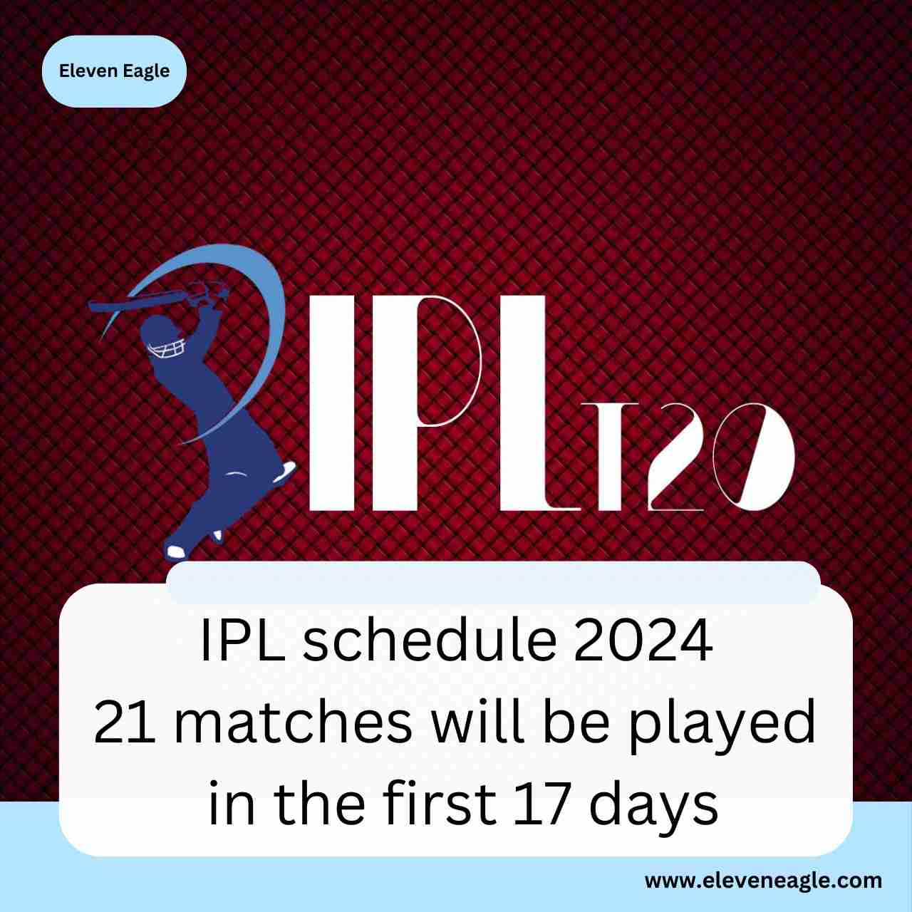 IPL 2024 Schedule: 21 matches will be played in the first 17 days, Half of schedule is still not announced because of loksabha election