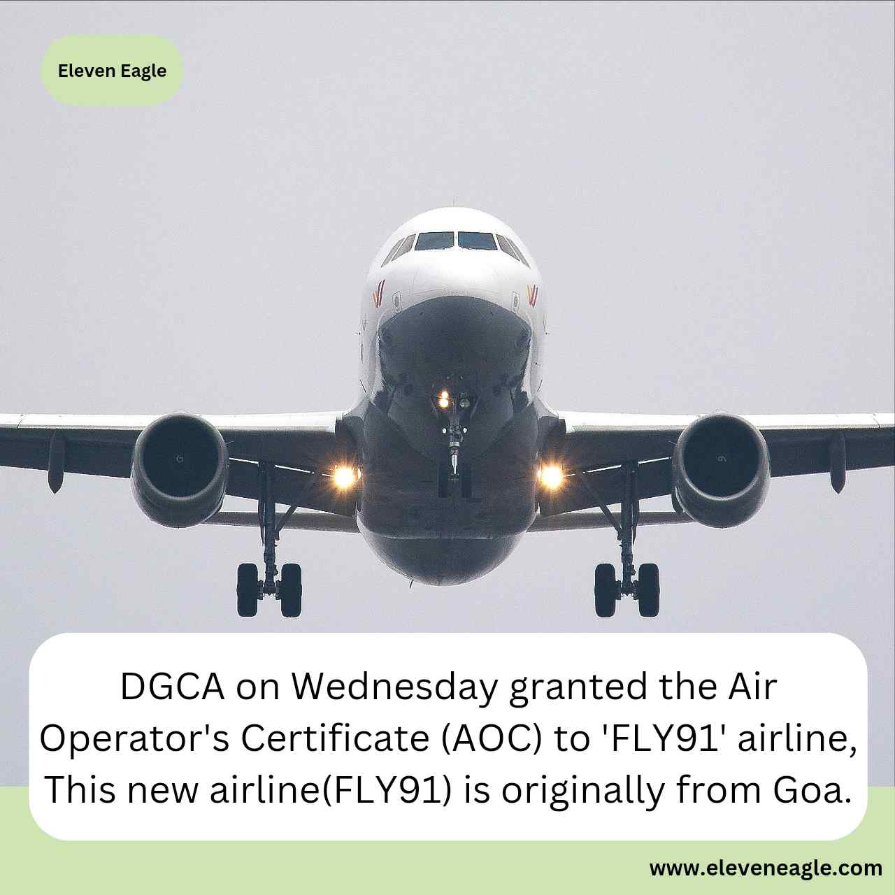 New Airline 'FLY91': Airline Enters Indian Service Which is From Goa