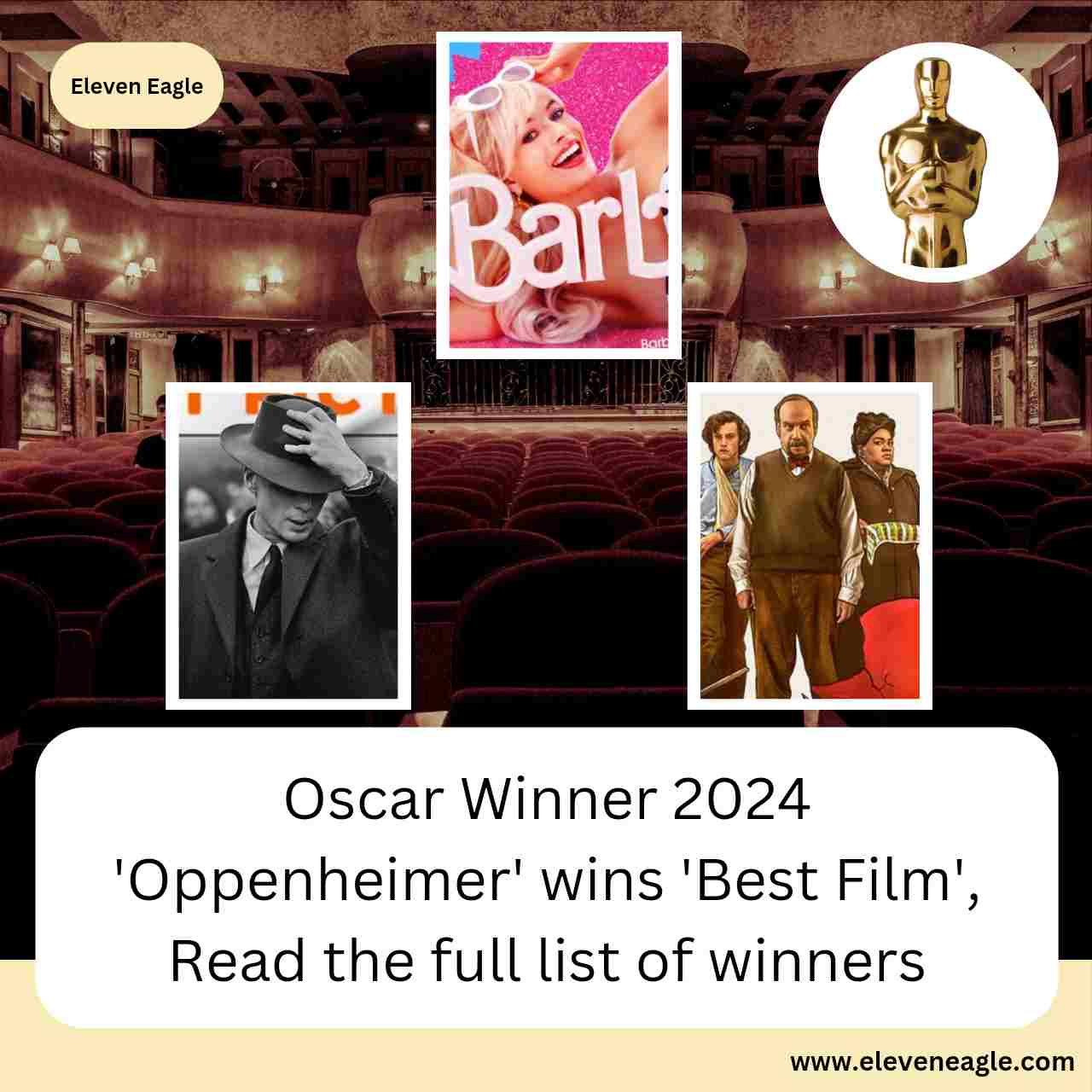 Oscar Winner 2024: 'Oppenheimer' wins 'Best Film', Cillian Murphy wins Oscar for 'Best Performance'! Read the full list of winners