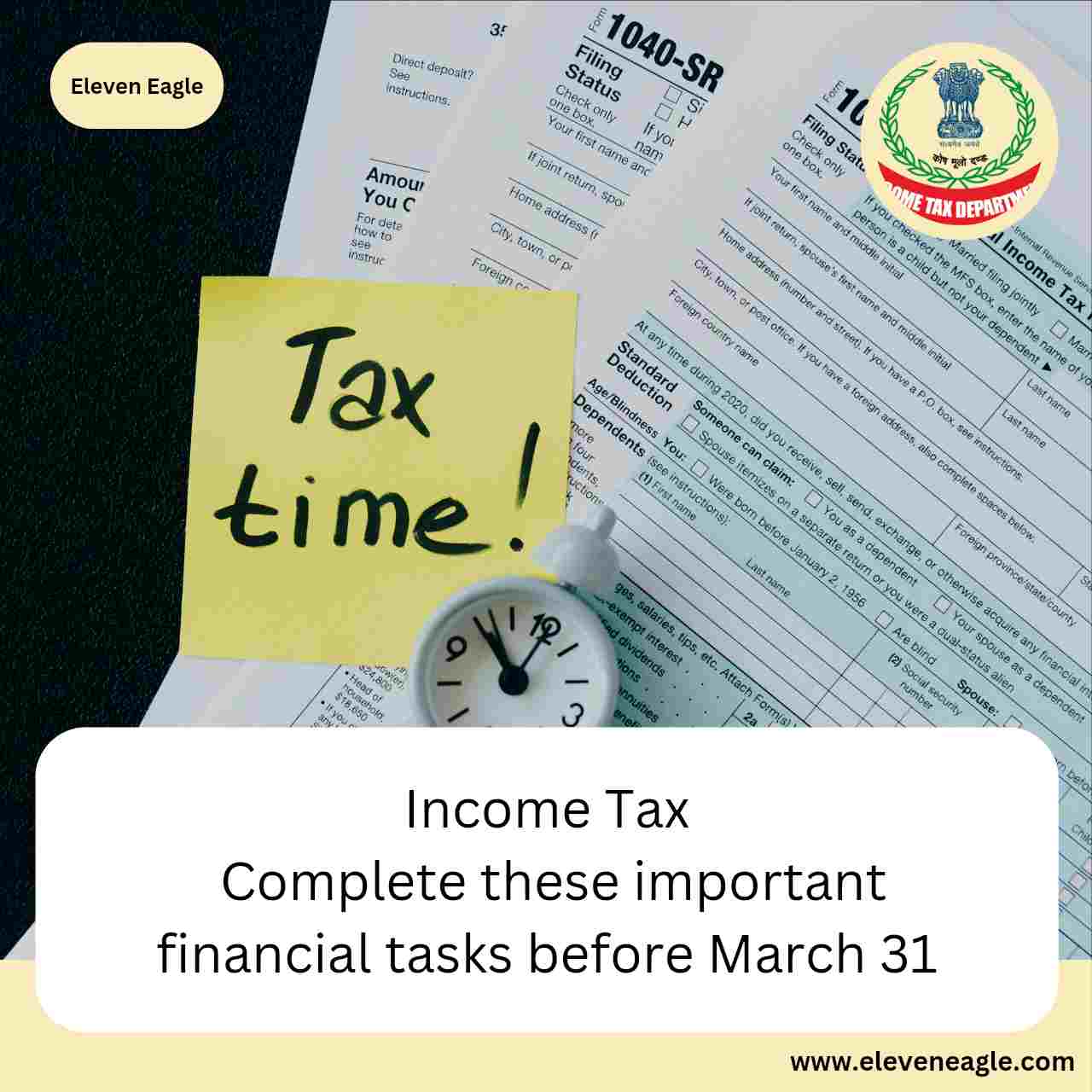 Income Tax: Complete these important financial tasks before March 31; Otherwise there will be a big loss