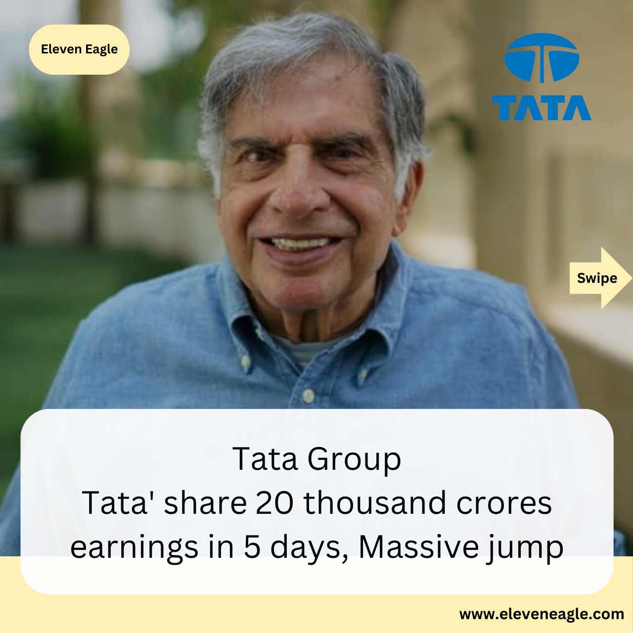 Tata Group: Tata' share 20 thousand crores earnings in 5 days, Massive jump