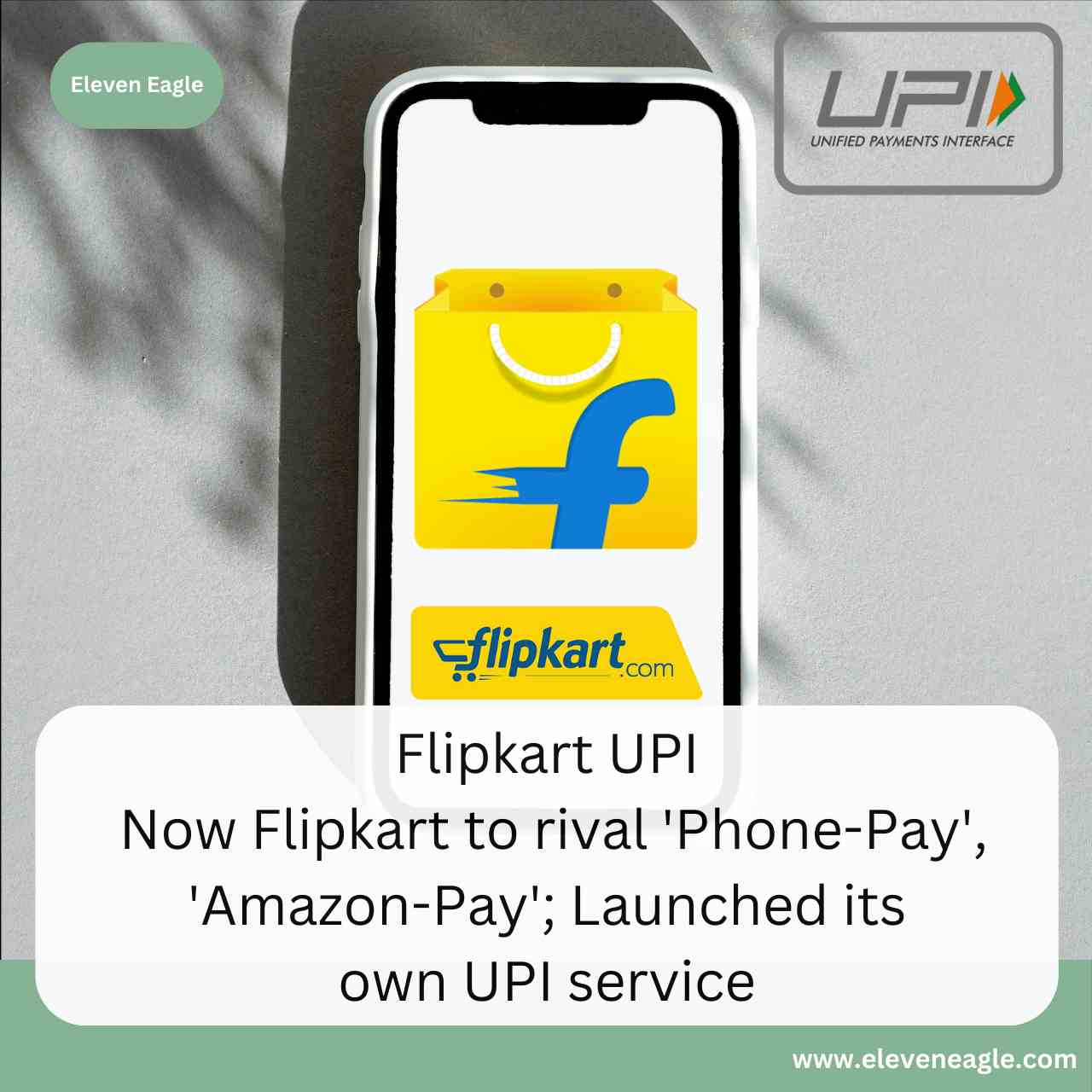 Flipkart UPI: Now Flipkart to rival 'Phone-Pay', 'Amazon-Pay'; Launched its own UPI service