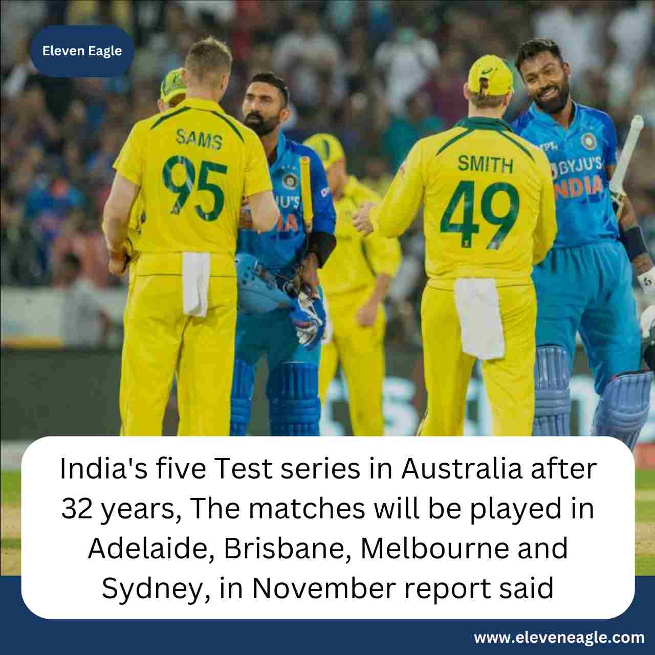 Ind vs Aus Test: India's five Test series in Australia after 32 years