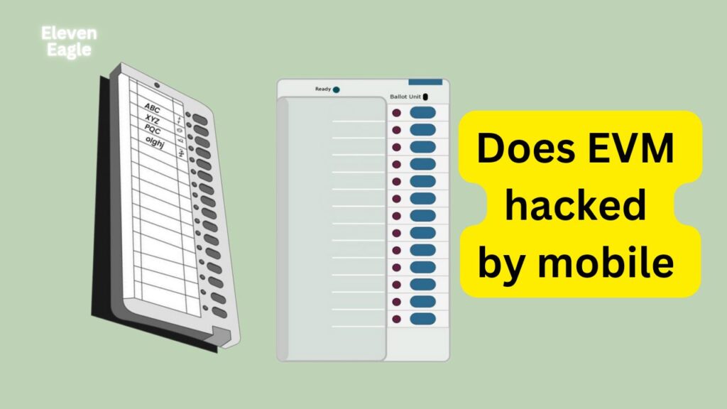 Can mobiles be attached to EVM? The Election Commission answered all the questions on hacking