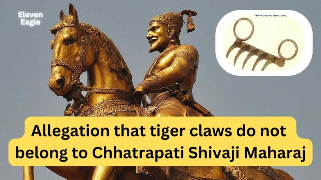 Waghnakh (Tiger Claws) to arrive directly from London to the capital Satara...