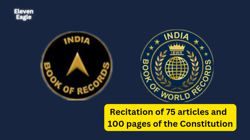 Nagpur Mother and Son World Record; Recitation of 75 articles and 100 pages of the Constitution